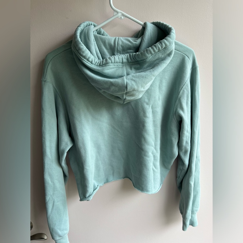 Hollister Sage Green Cropped Hoodie XS - Picture 4 of 4